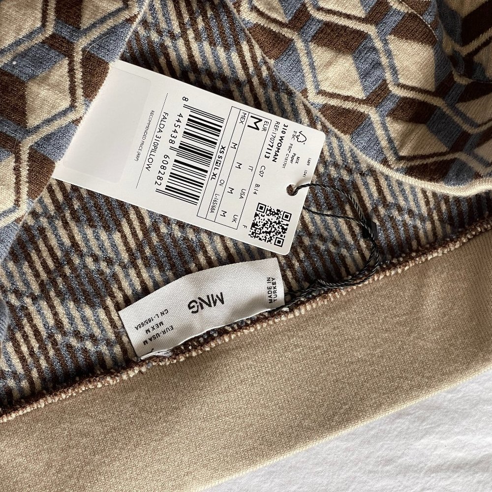Mango Geometric print knit bomber - Picture 6 of 12